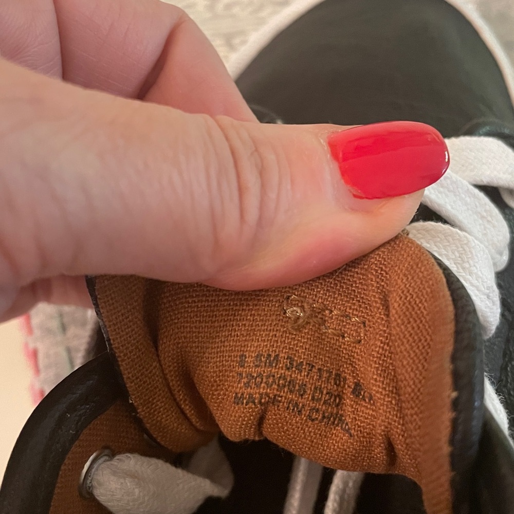 Frye 100% genuine leather Black and white lace up Sneakers - Picture 13 of 14